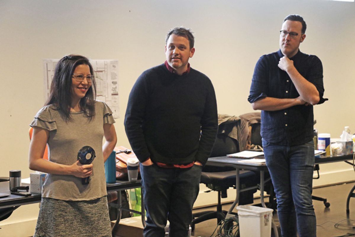 Deborah Abramson, Michael Arden, and Dane Laffrey at 