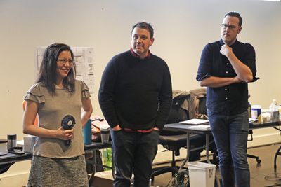 Deborah Abramson, Michael Arden, and Dane Laffrey Photo