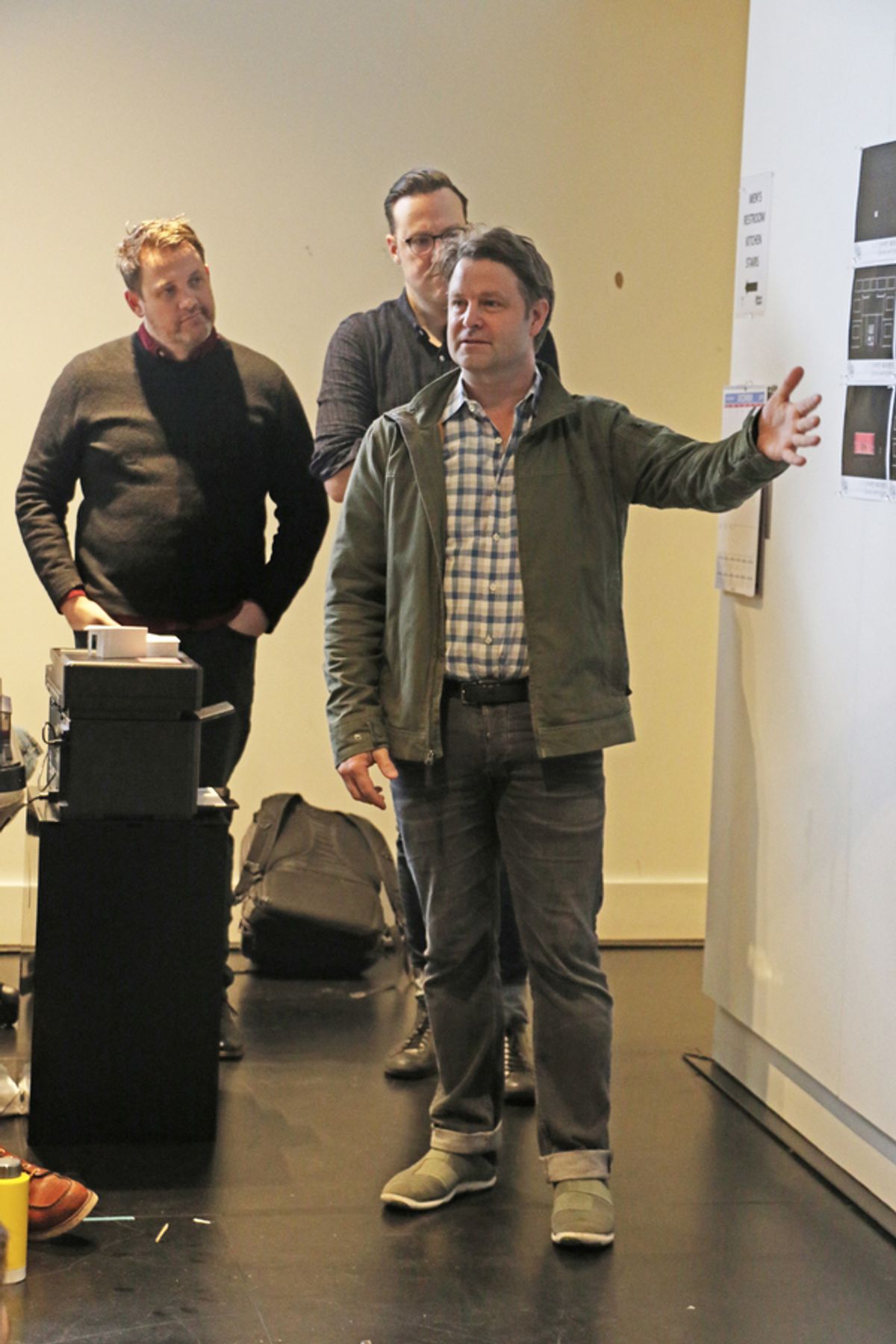 Michael Arden,  Dane Laffrey, and Sven Ortel at 