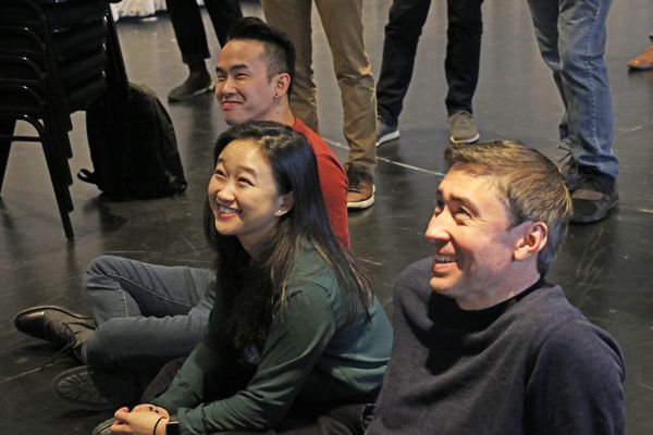 Kenny Tran, Cathy Ang, and John D. Haggerty Photo