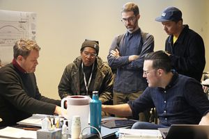 Michael Arden, Clint Ramos, Will Aronson, Hue Park, and Dane Laffrey @ BroadwayWorld Michael Arden, Clint Ramos, Will Aronson, Hue Park, and Dane Laffrey Photo