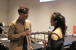 Andy Mientus and Cathy Ang @ BroadwayWorld Andy Mientus and Cathy Ang Photo
