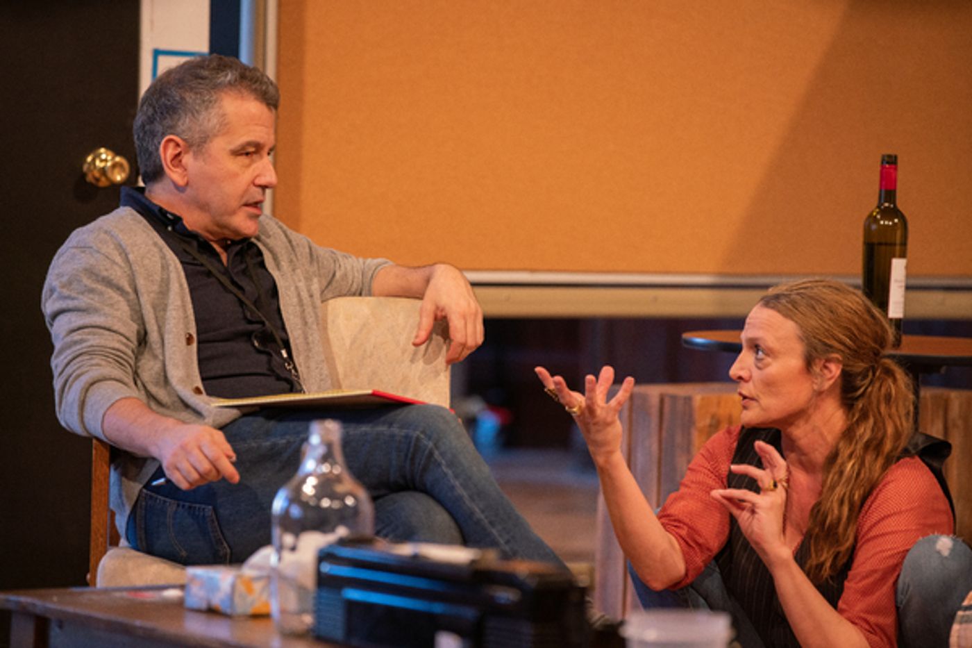 Photo Flash: Inside Rehearsal For Steppenwolf Theatre Company's BUG by Tracy Letts  Image