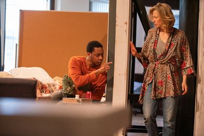 Namir Smallwood, Carrie Coon Photo