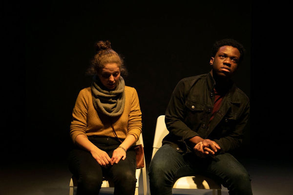 Nina Kearin and Isaiah Mason Harvey at 