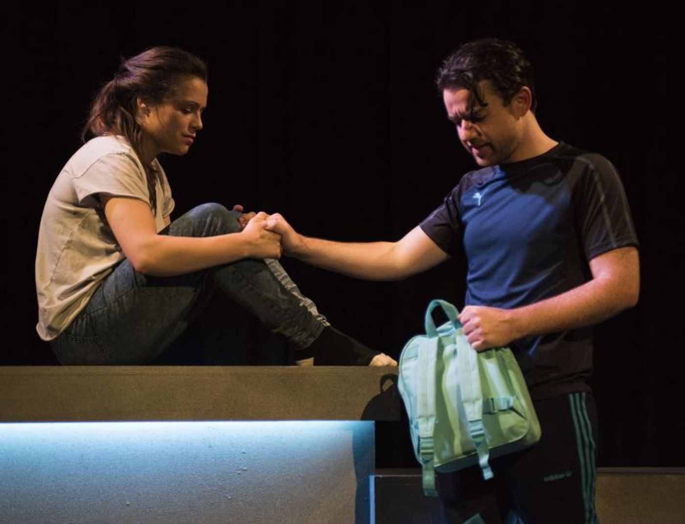 Review: MAZ & BRICKS at 59E59 Theaters Captivates-Two Individuals Meet in the Midst of Social Change  Image