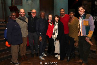 Liam Robinson, Chris Calkins, Andre De Shields, Bebe Neuwirth, Eva Noblezada, David J Photo