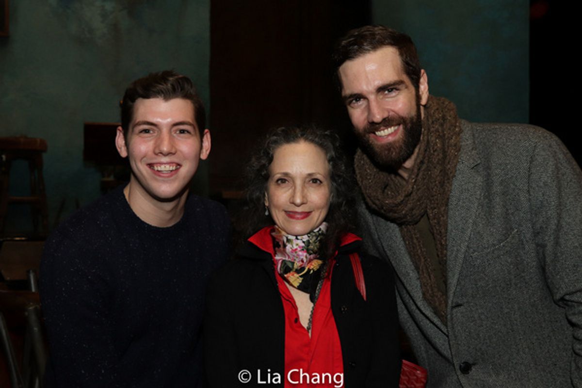 Dylan-Cole Passman, Bebe Neuwirth and Timothy Hughes at 