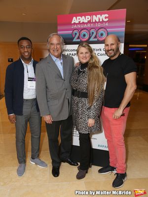 Lincoln Dresser, Stewart F. Lane, Bonnie Comley and Gio Messale Photo