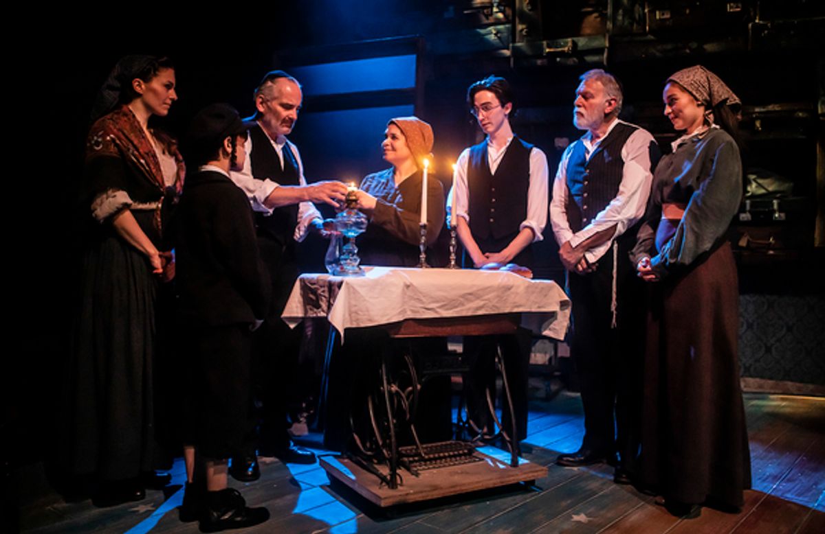 Debbie Chazen and cast at 