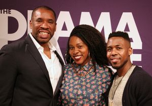 Cast of The Sporting Life of Icarus Jones " Martin Fisher, Cherrye J. Davis, Eric L Photo