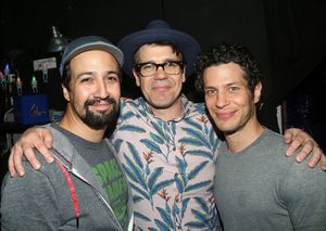 Freestyle Love Supreme co-founders Lin-Manuel Miranda, Anthony Veneziale and Thomas K Photo