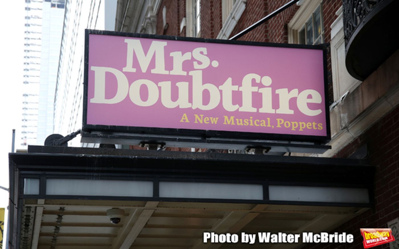 Up on the Marquee: MRS. DOUBTFIRE Arrives on Broadway Up on the Marquee: MRS. DOUBTFIRE Arrives on Broadway Image