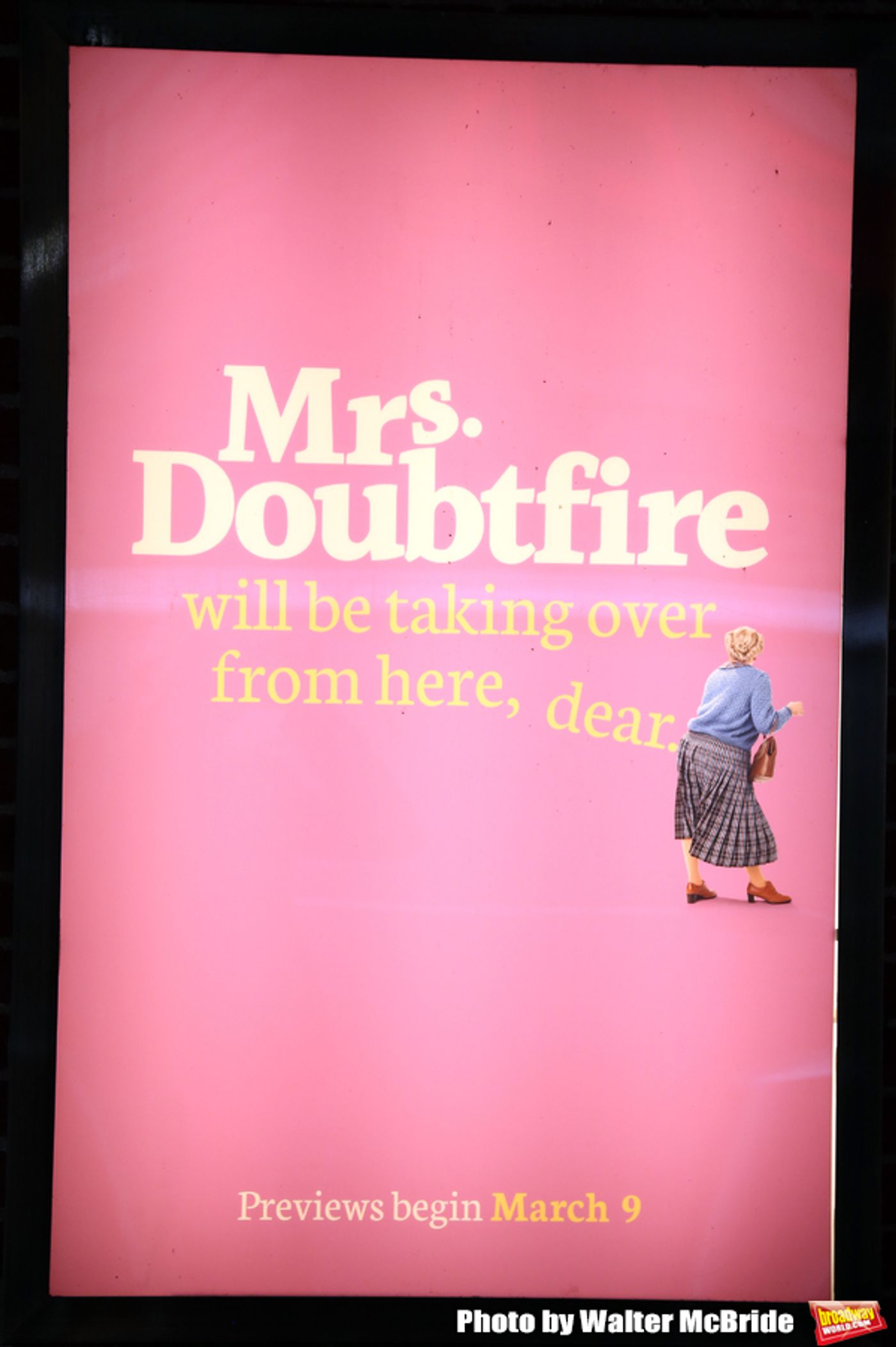 Up on the Marquee: MRS. DOUBTFIRE Arrives on Broadway Up on the Marquee: MRS. DOUBTFIRE Arrives on Broadway Image