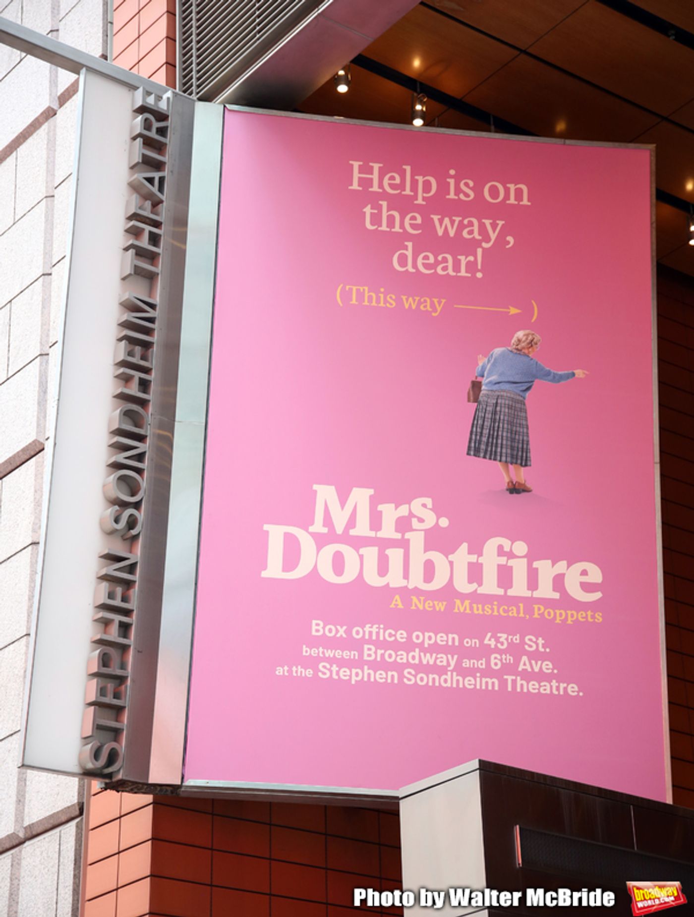 Up on the Marquee: MRS. DOUBTFIRE Arrives on Broadway Up on the Marquee: MRS. DOUBTFIRE Arrives on Broadway Image