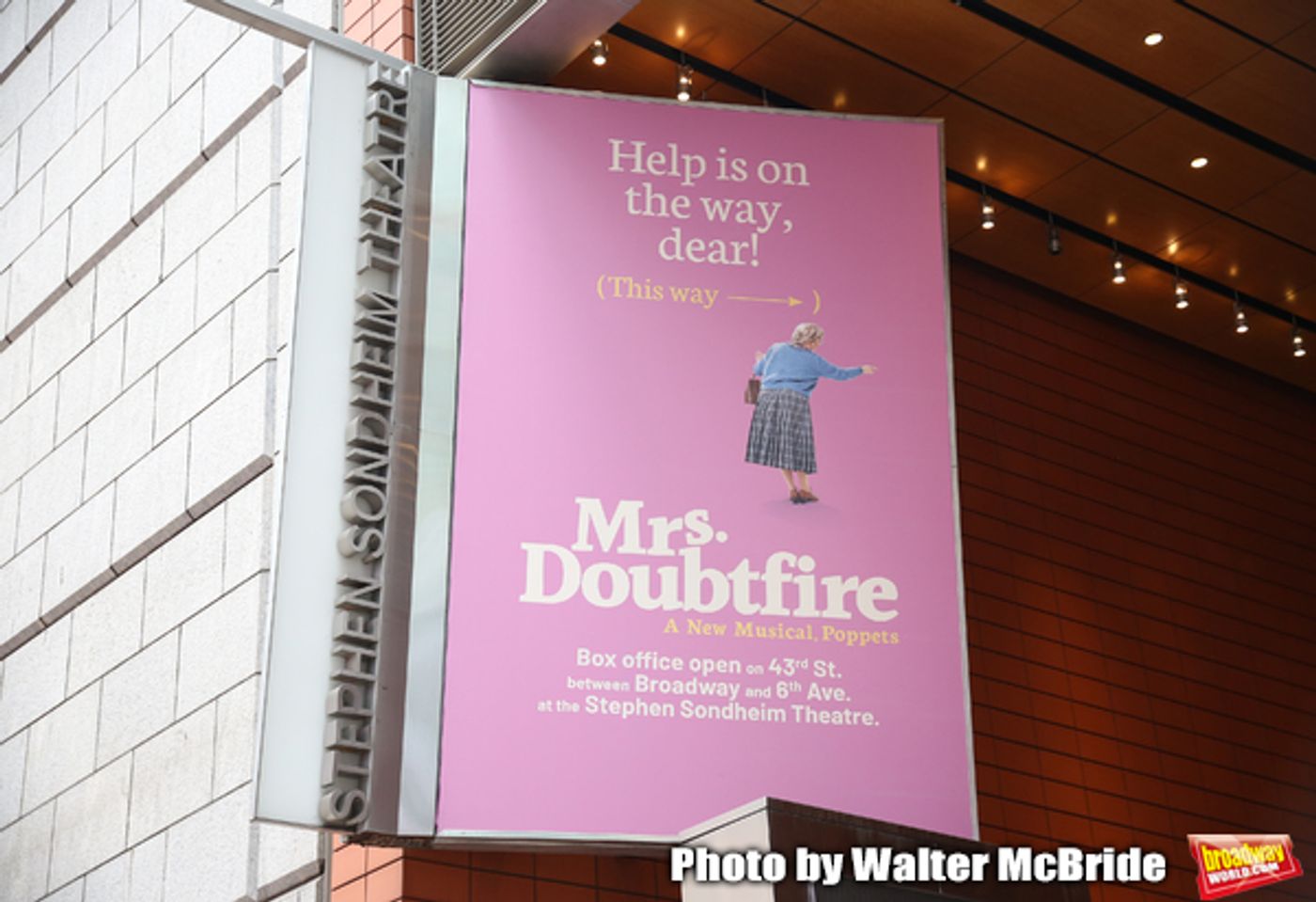 Up on the Marquee: MRS. DOUBTFIRE Arrives on Broadway Up on the Marquee: MRS. DOUBTFIRE Arrives on Broadway Image
