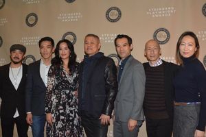 Abraham Kim, Moses Villarama, Courtney Reed, Chay Yew (Director of Cambodian Rock Ban Photo