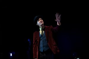 Flaco Navaja performing during opening night of Evolution of a Sonero at Pregones/PRTT. @ BroadwayWorld Flaco Navaja performing during opening night of Evolution of a Sonero at Pregones/PRT Photo