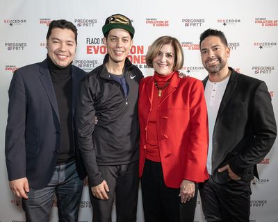 Joe Bernard, Flaco Navaja, Christina Schwarz?President of Telemundo 47?and Ben DeJesu Photo