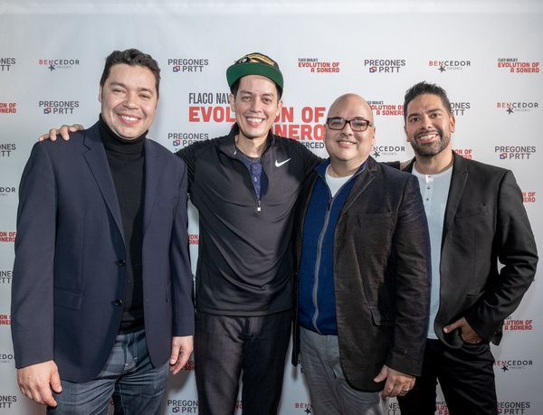 Joe Bernard, Flaco Navaja, Louis Maldonado, and Ben DeJesus on opening night of Evolu Photo