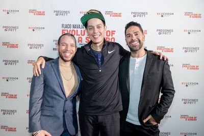 Robin De Jesus, Flaco Navaja and Ben DeJesus on opening night of Evolution of a Soner Photo