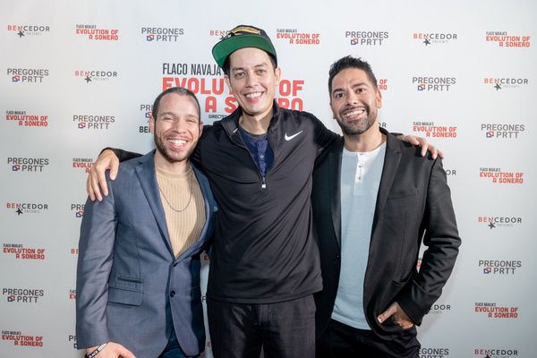 Robin De Jesus, Flaco Navaja and Ben DeJesus on opening night of Evolution of a Soner Photo