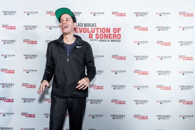 Flaco Navaja on opening night of Evolution of a Sonero at Pregones/PRTT. Photo