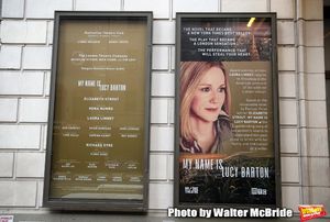 Theatre Marquee for Laura Linney returning to Broadway in a haunting new solo play, "My Name Is Lucy Barton", adapted by Rona Munro from the bestselling novel by Pulitzer Prize winner Elizabeth Strout at the Samuel J. Friedman Theatre on January 13, 2019 in New York City. @ BroadwayWorld Theatre Marquee for Laura Linney returning to Broadway in a haunting new solo play, " Photo