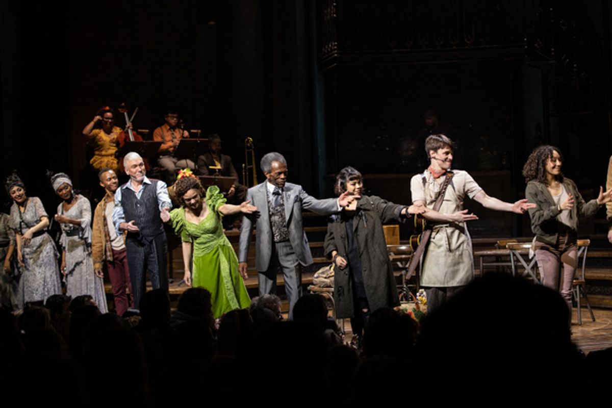 Andre de Shields and cast at 