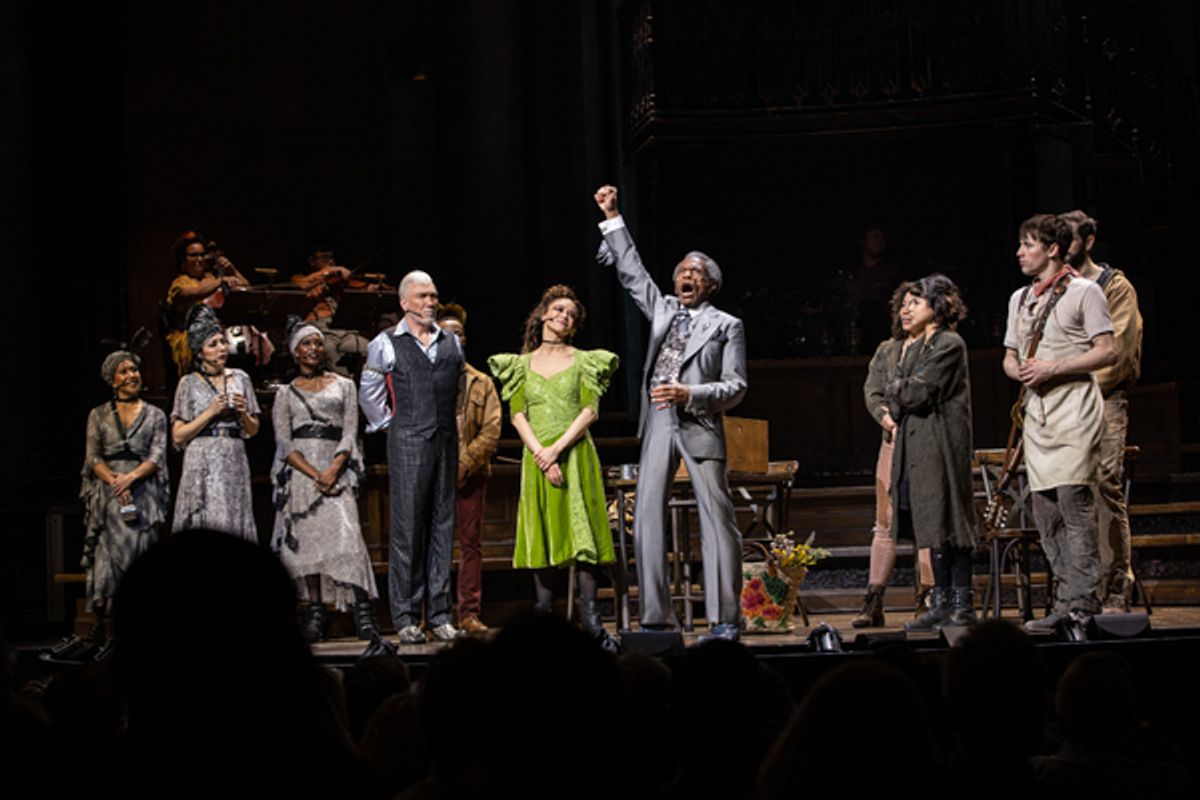 Andre de Shields and cast at 