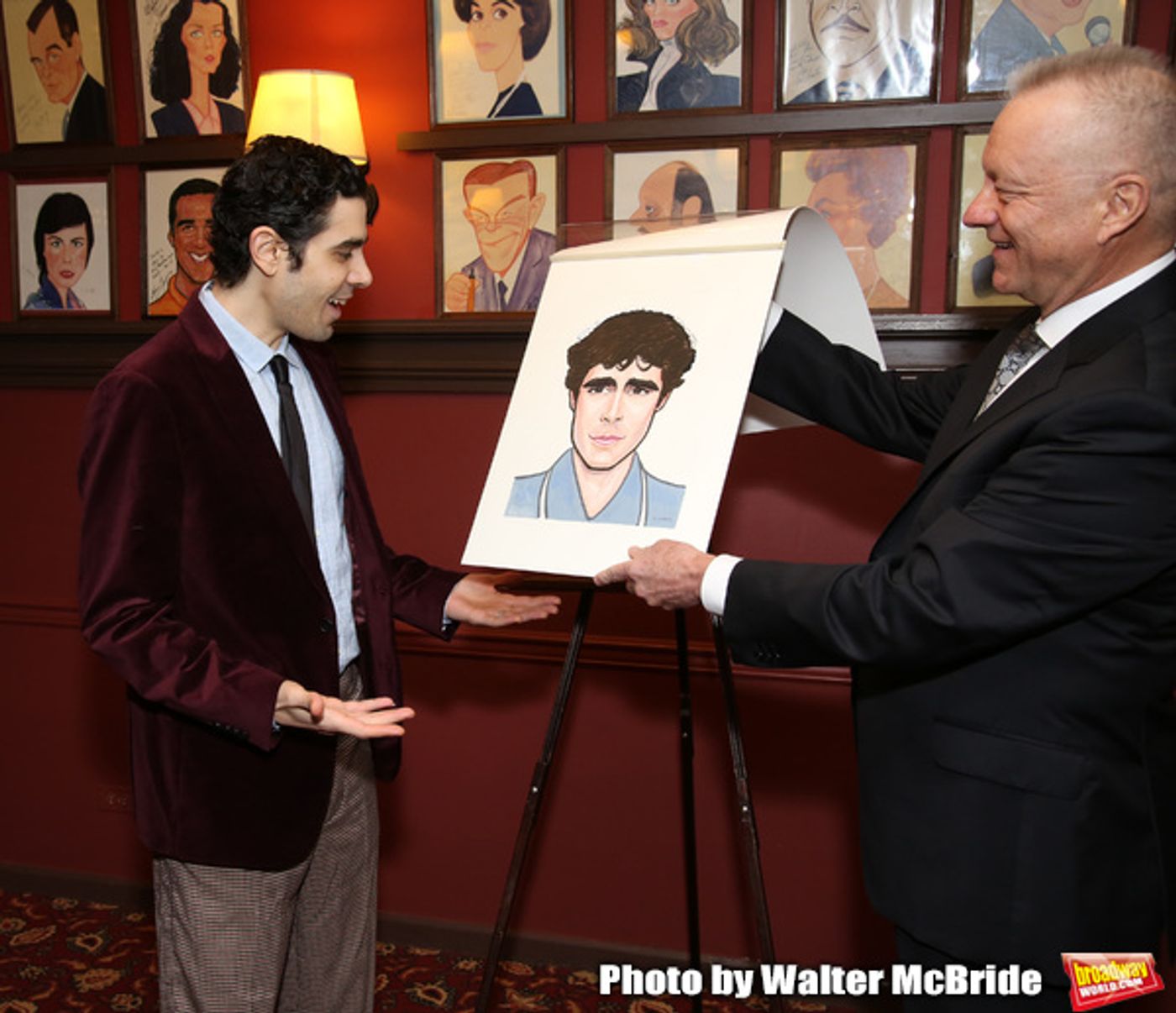 Photo Coverage: Damon Daunno of OKLAHOMA! Receives Sardi's Portrait  Image