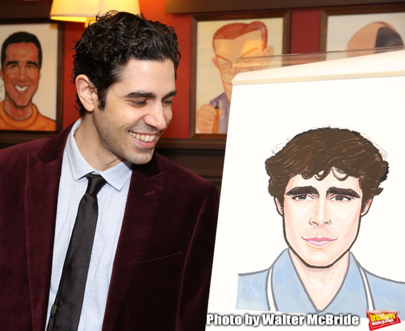 Photo Coverage: Damon Daunno of OKLAHOMA! Receives Sardi's Portrait  Image