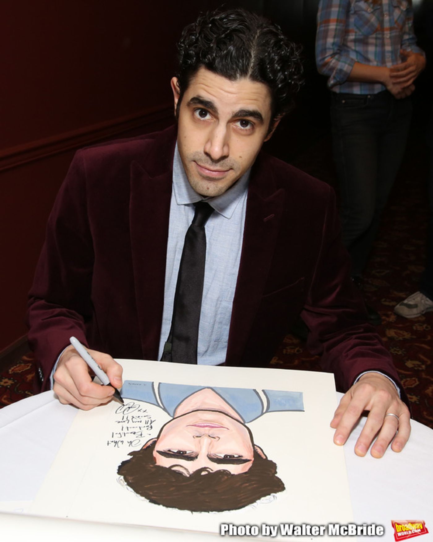 Photo Coverage: Damon Daunno of OKLAHOMA! Receives Sardi's Portrait  Image