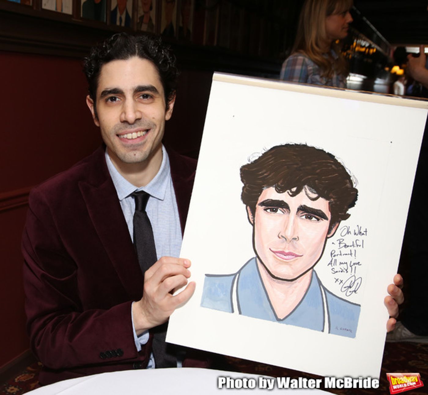 Photo Coverage: Damon Daunno of OKLAHOMA! Receives Sardi's Portrait  Image
