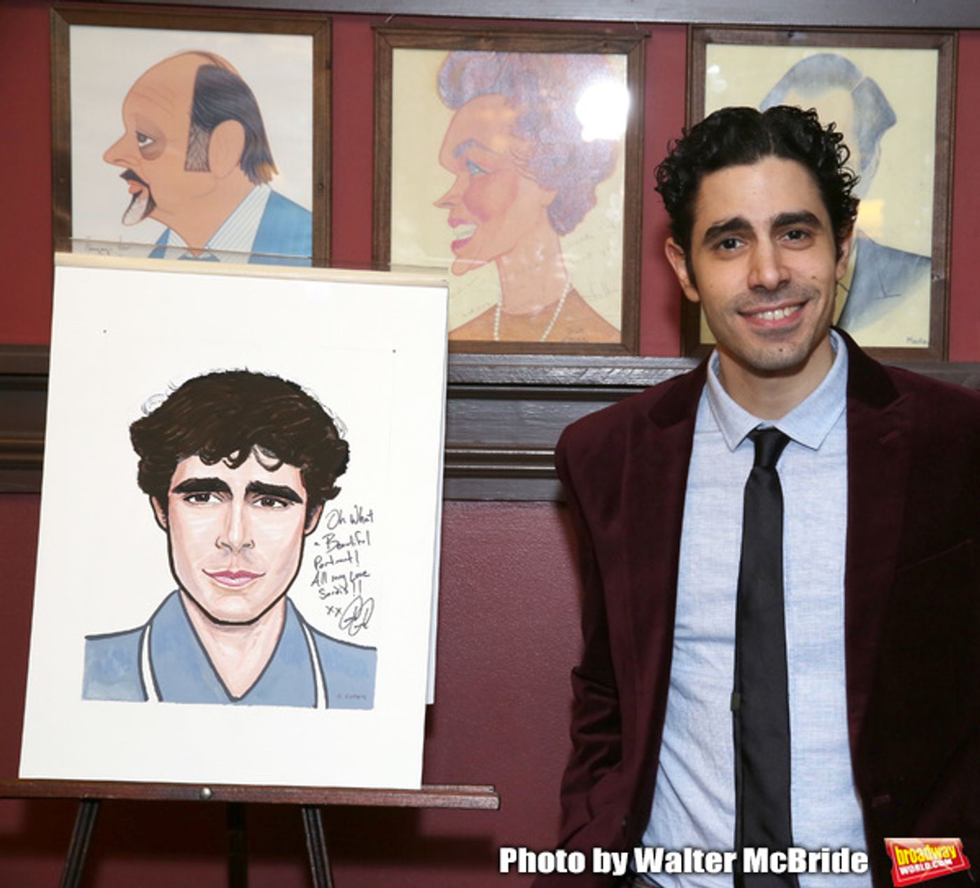Photo Coverage: Damon Daunno of OKLAHOMA! Receives Sardi's Portrait  Image