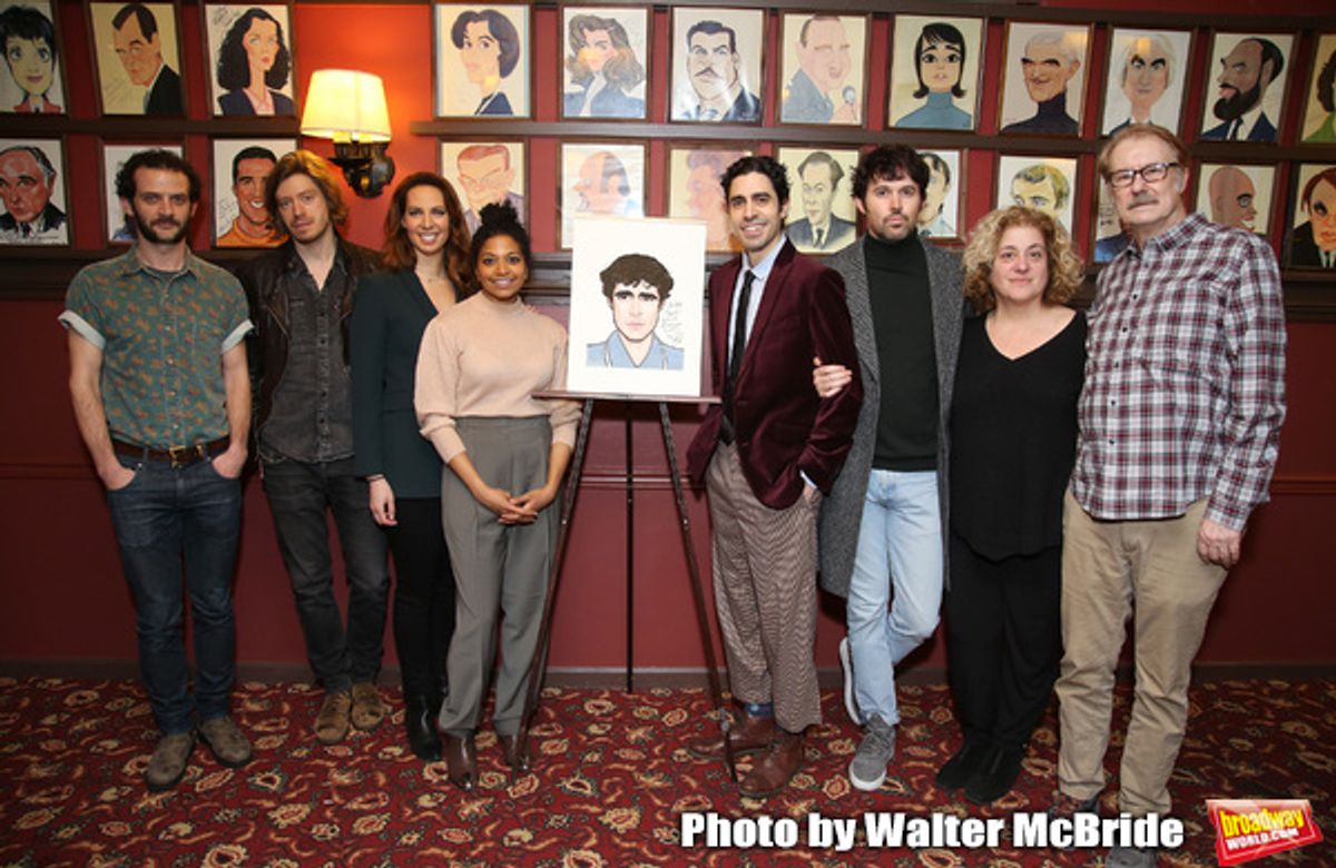 Will Brill, Patrick Vaill, Mallory Portnoy, Rebecca Naomi Jones, Damon Daunno, James Davis, Mary Testa and Mitch Tebo from Broadway’s “Oklahoma!”  at 