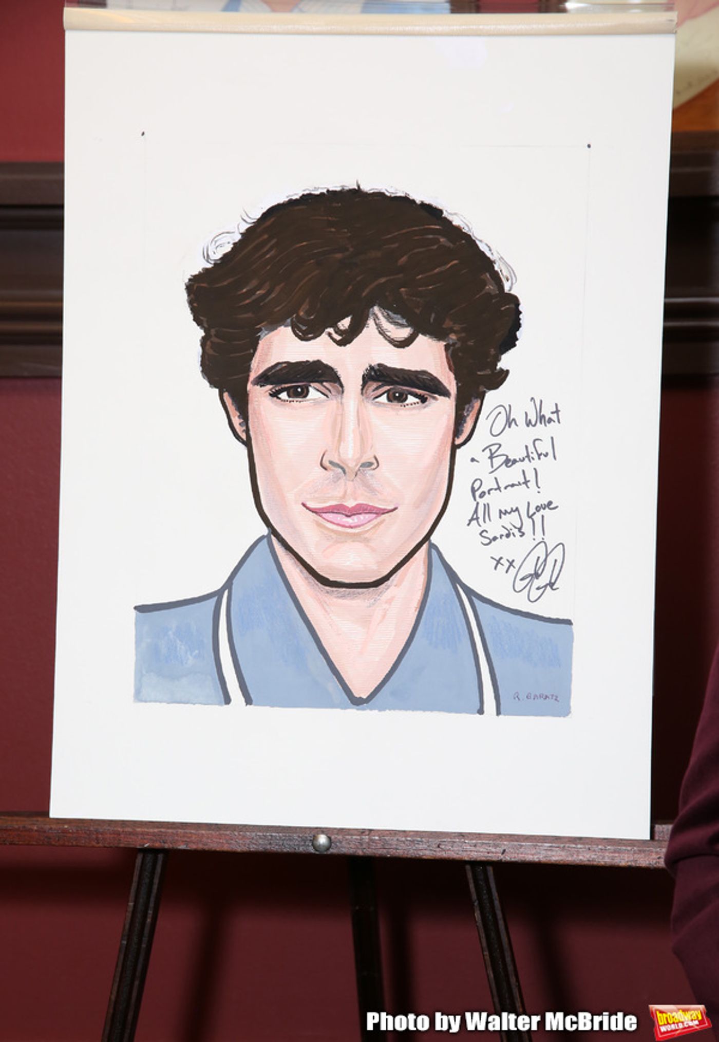 Photo Coverage: Damon Daunno of OKLAHOMA! Receives Sardi's Portrait  Image