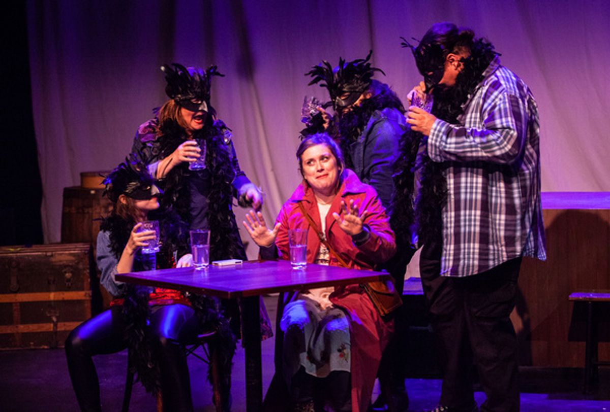 Shannon Hartman, Clare Blackmer, Meg Sullivan, Ava Mascena, and Jason Quinn in THE STRANGE UNDOING OF PRUDENCIA HART at The Wilbury Theatre Group, Providence RI; photo by Erin X. Smithers. at 