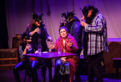 Shannon Hartman, Clare Blackmer, Meg Sullivan, Ava Mascena, and Jason Quinn in THE ST Photo