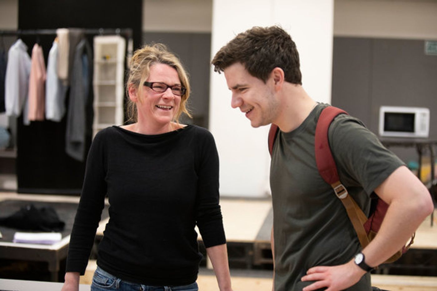 Photo Flash: Inside Rehearsal For THE HAYSTACK at Hampstead Theatre  Image