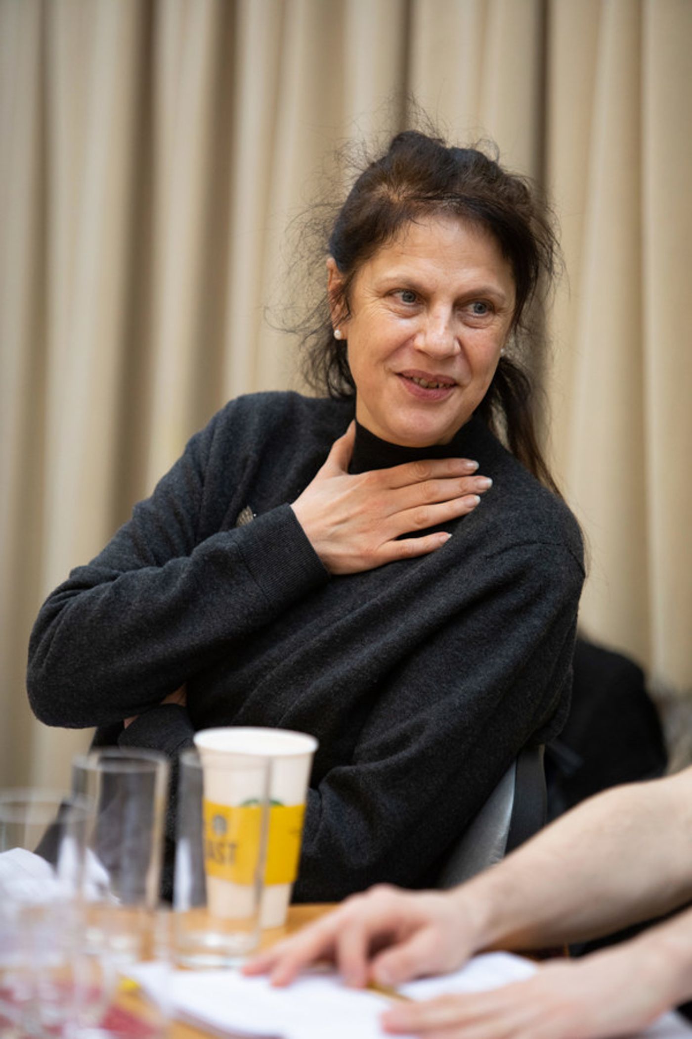 Photo Flash: Inside Rehearsal For THE HAYSTACK at Hampstead Theatre  Image