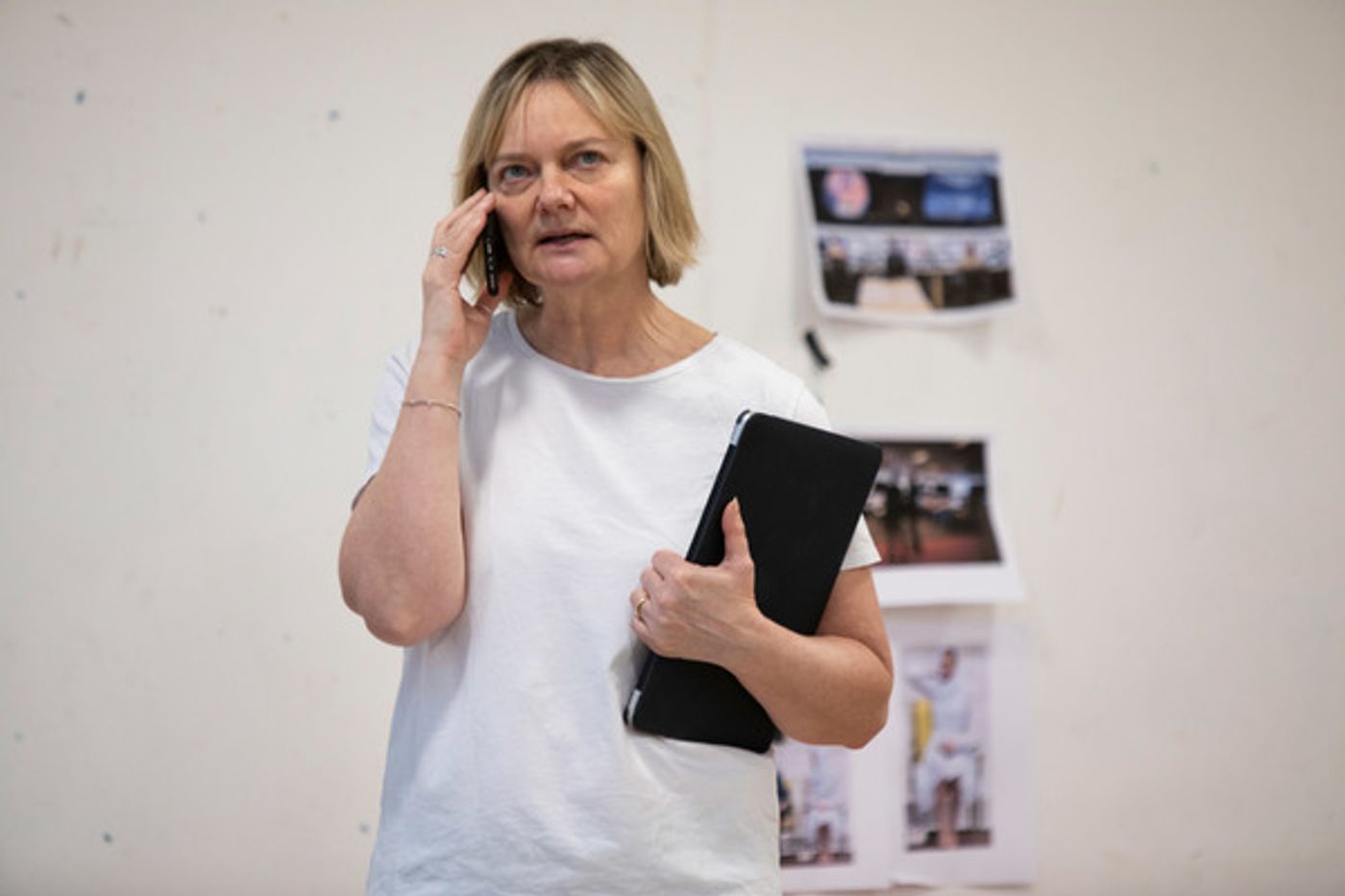 Photo Flash: Inside Rehearsal For THE HAYSTACK at Hampstead Theatre  Image