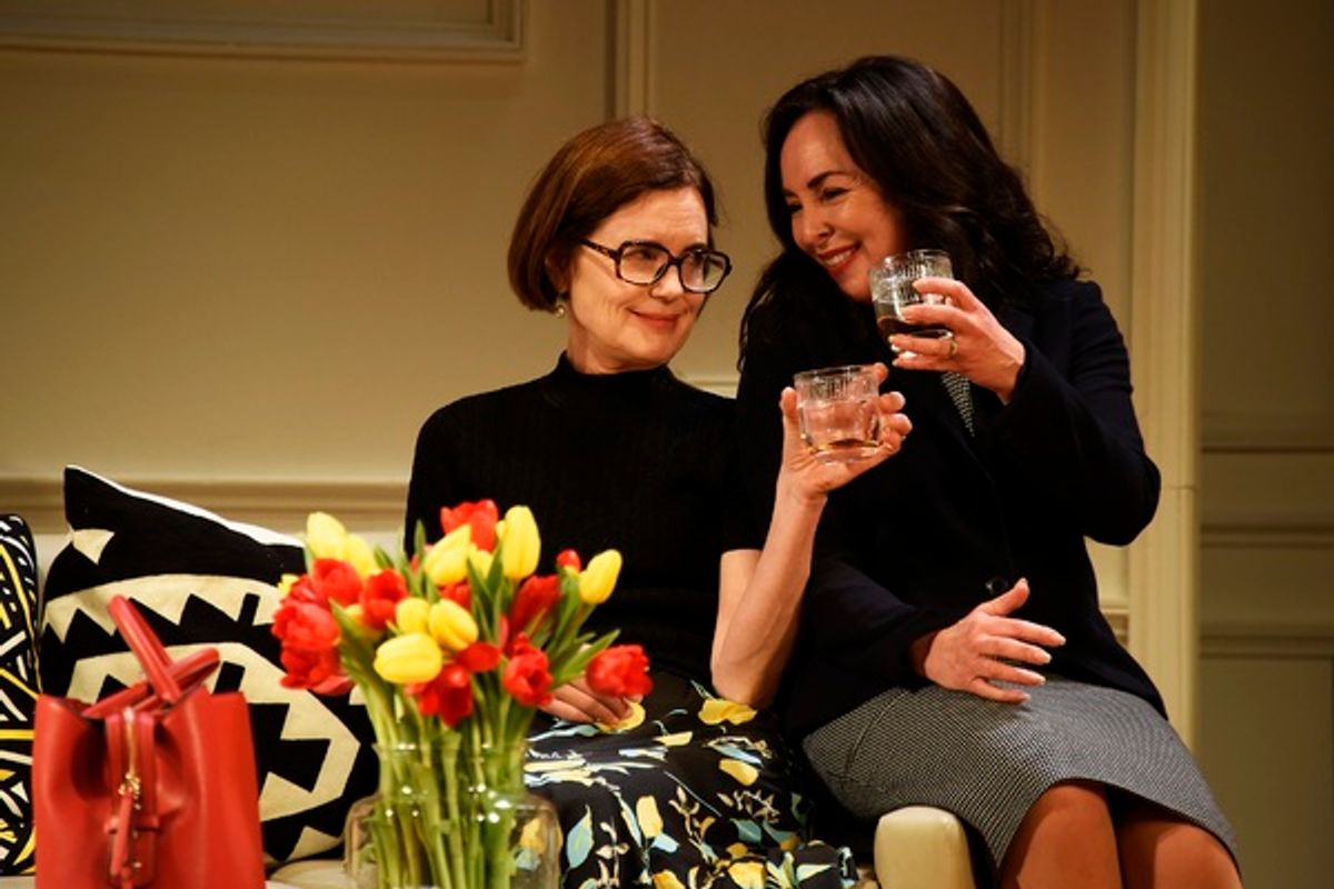 Elizabeth McGovern and Samantha SPiro at 