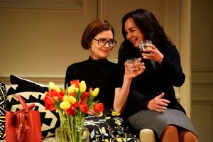 Elizabeth McGovern and Samantha SPiro Photo