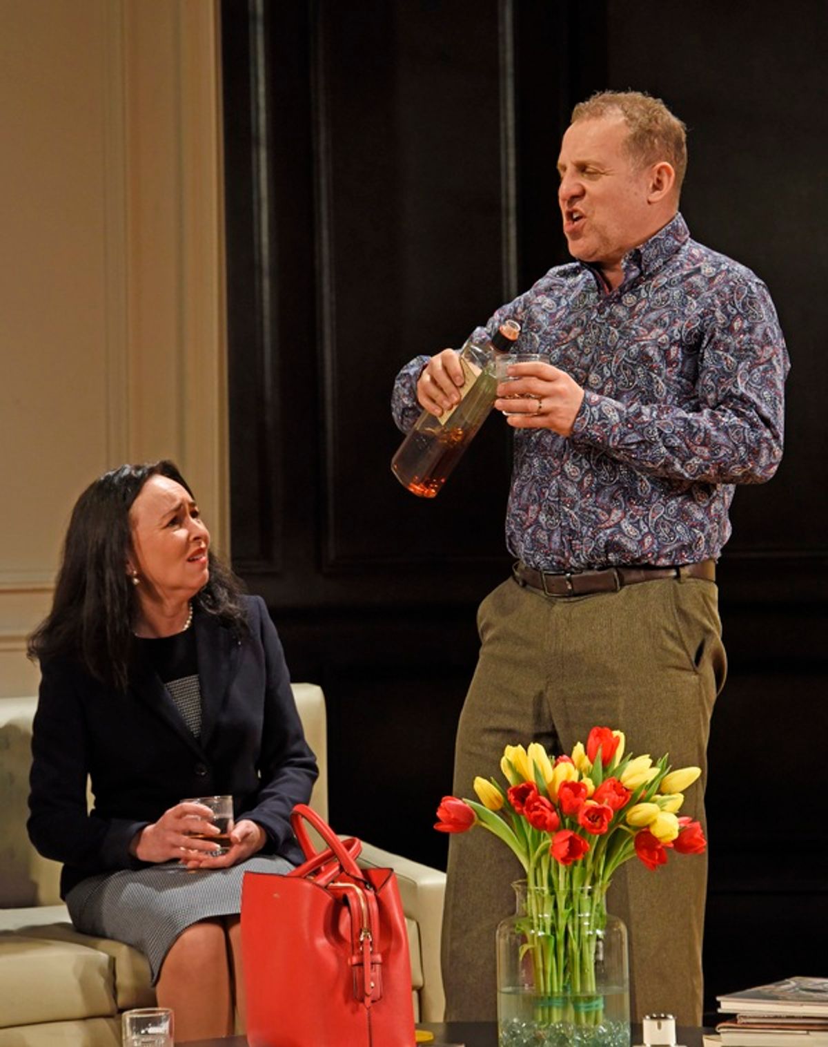 Samantha Spiro and Nigel Lindsay at 