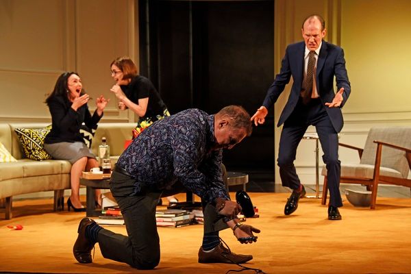 Samantha Spiro, Elizabeth McGovern, Nigel Lindsay and Simon Paisley Day Photo