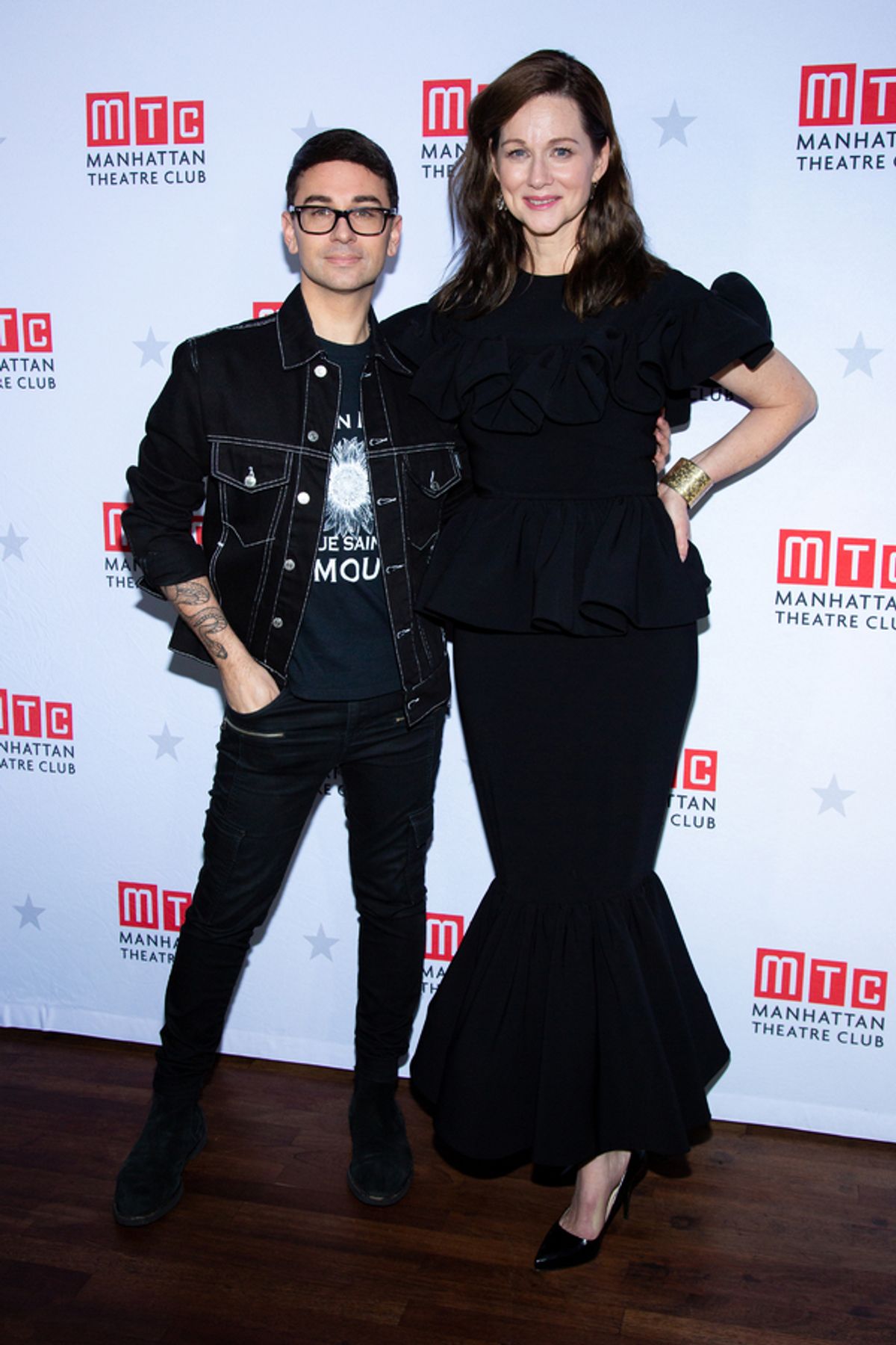 Christian Siriano, Laura Linnehy at 