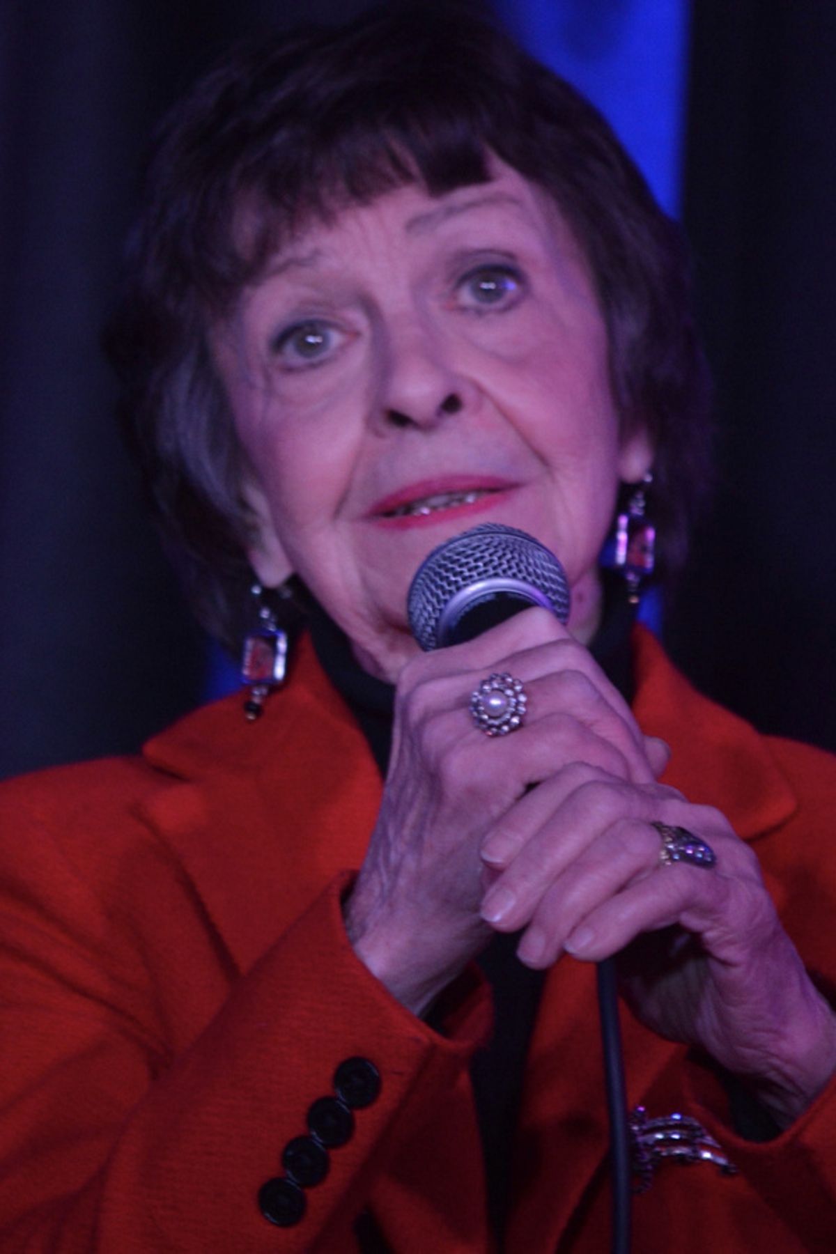 The solo spot for Director/guest performer, Barbara Maier Gustern  at 