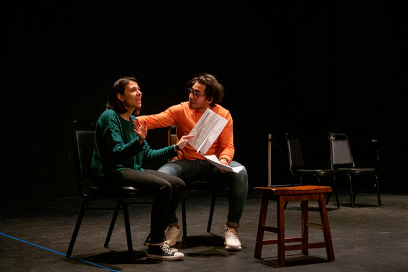 Photo Flash: Inside Rehearsal For Cleveland Public Theatre's AND THEN WE MET... Photo Flash: Inside Rehearsal For Cleveland Public Theatre's AND THEN WE MET... Image