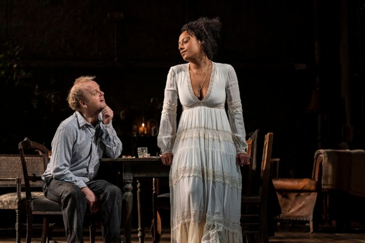 Toby Jones and Rosalind Eleazar at 